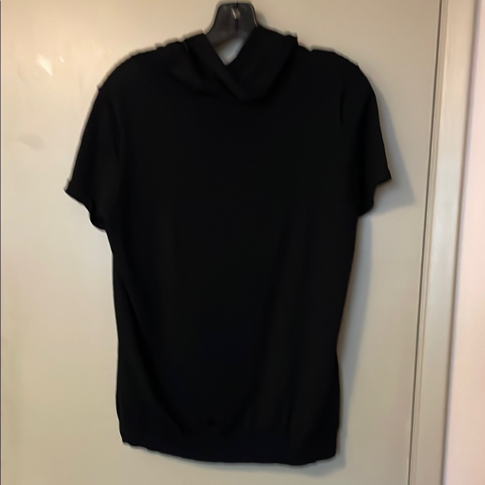 Black Short Sleeve Sweater - Picture 5 of 8